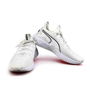 PUMA Defy New Core Training Tennis Shoes Women 9 White Textile Comfort Lifestyle